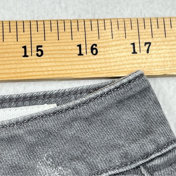 Two By Vince Camuto Jeans Women's 34/14 Gray Charcoal Distressed Denim TAG 32/14 - Picture 5 of 16